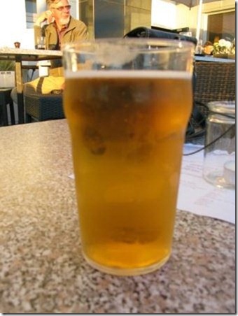 Eight pound beer compressed