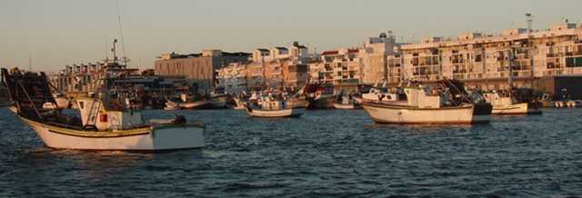 Fishing boats at Punta Umbria