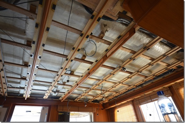 under panels