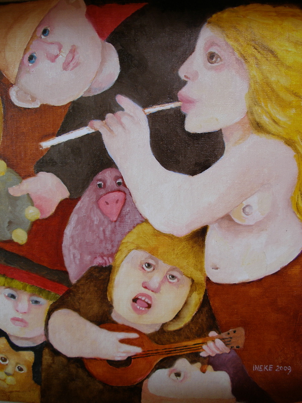 detail schilderij